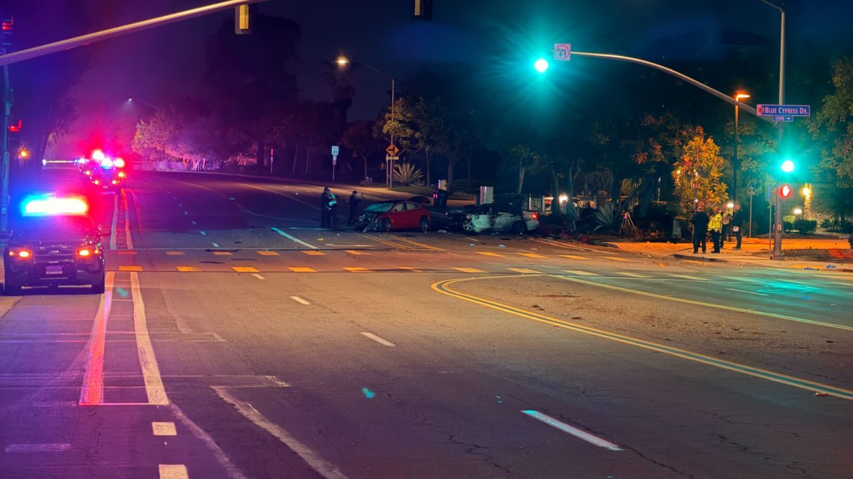 Multiple people hospitalized after fiery Scripps Ranch car crash – NBC 7 San Diego