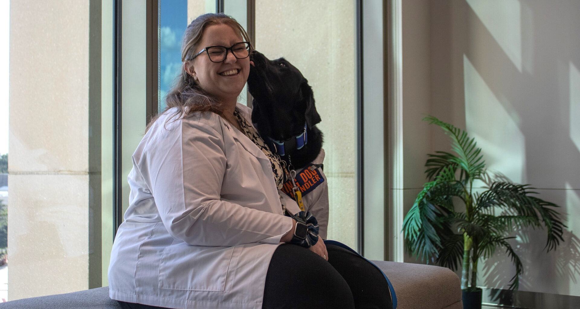 How a pharmacy student and her service dog improved accessibility at UNT Health Fort Worth