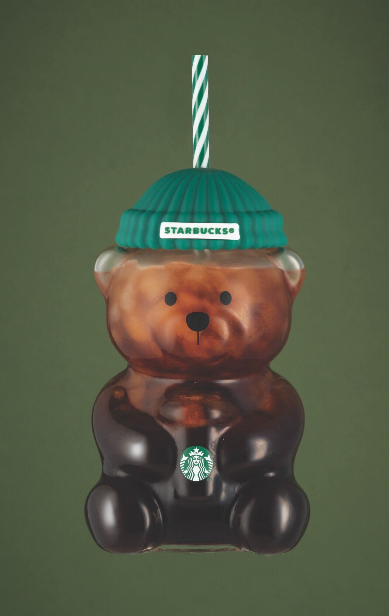 The Glass Starbucks Bearista® Cold Cup.