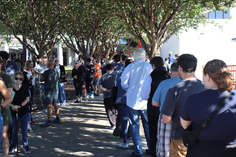 West Gray Voting Lines November 2025