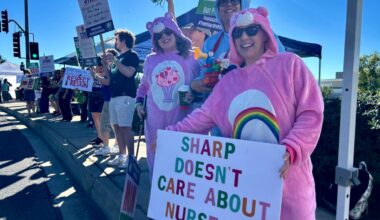 Sharp nurses strike during Thanksgiving holiday; contract talks to resume – NBC 7 San Diego