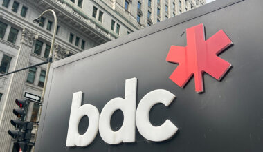 A BDC sign.
