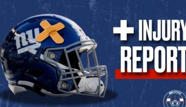 Giants-Packers final injury report: New York minus several key players