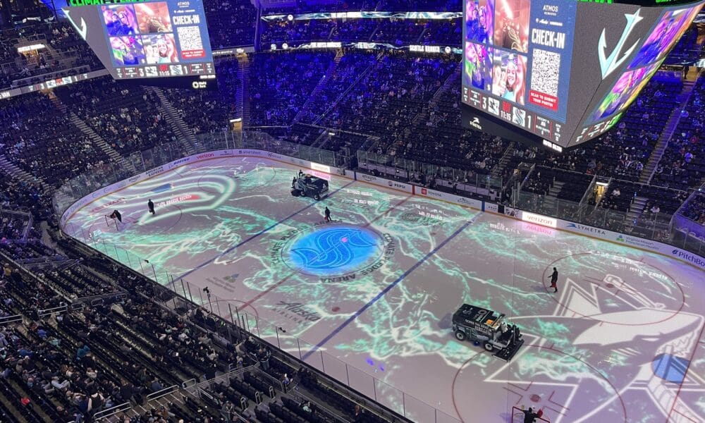 Sharks Crush Kraken 6-1, Celebrini Now Tied for NHL Scoring Lead With McDavid