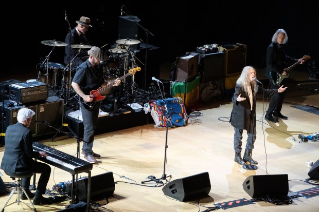 Patti Smith, celebrating the 50th anniversary of her debut album...