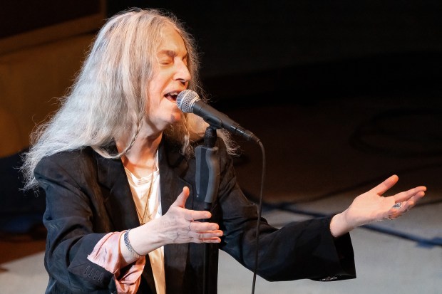 Patti Smith, celebrating the 50th anniversary of her debut album...