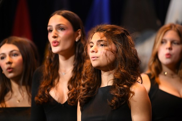 Santa Susana High School’s Abbe Road A Capella performs during...