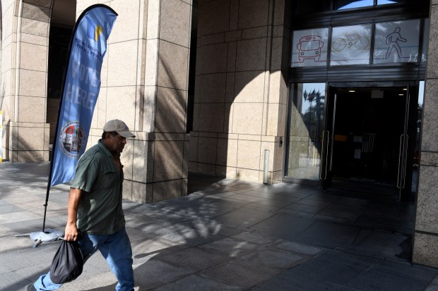 The polls are open at Metro Headquarters in Los Angeles,...