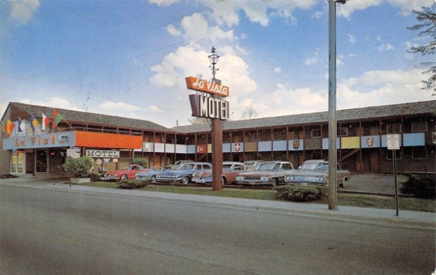 A 1950s image of La Vista Motel. (Photo provided by La Vista Motel)