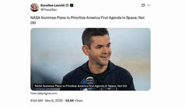 White House Hits NASA With DEI Snark