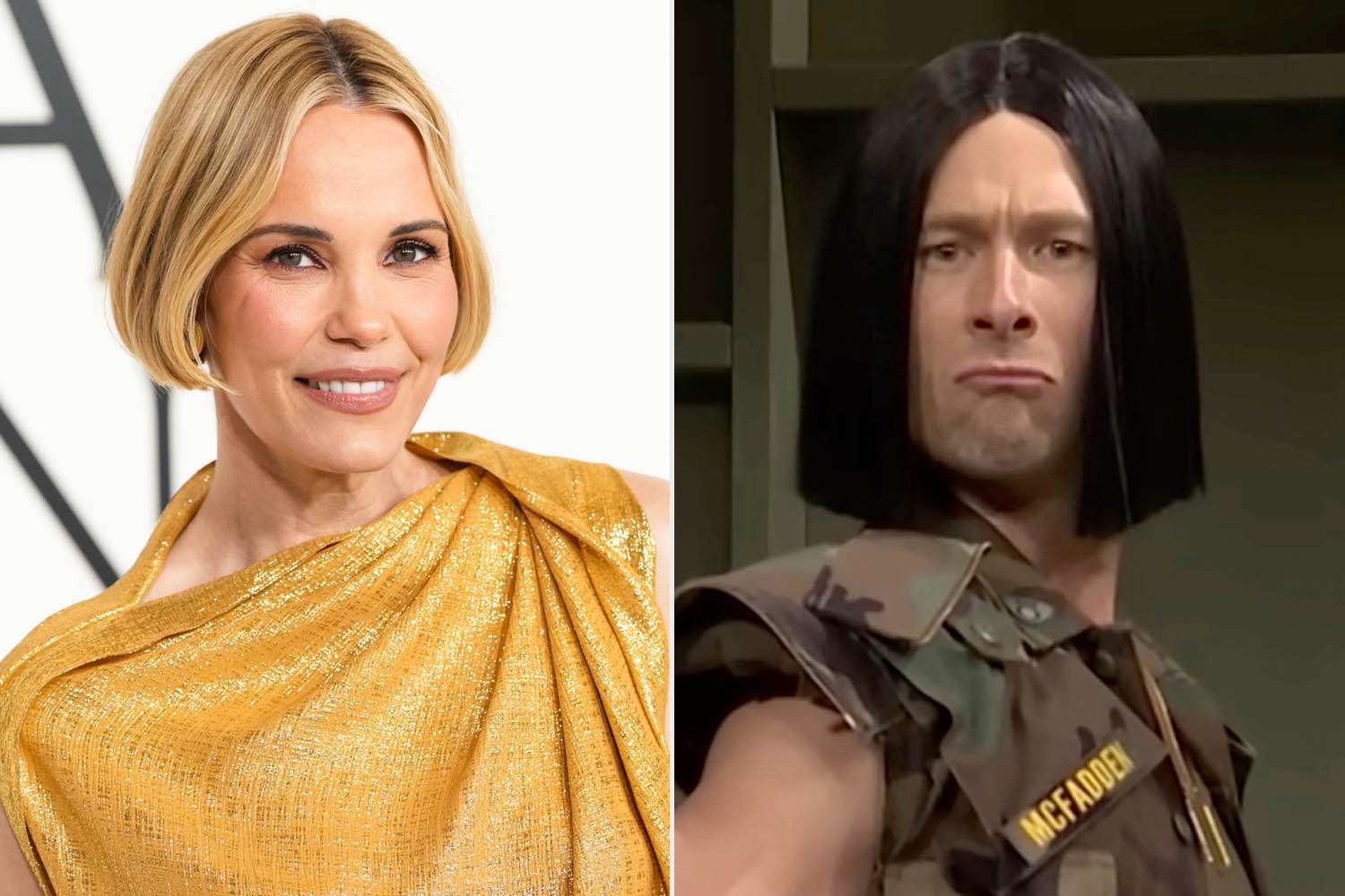 Leslie Bibb reacts to 'SNL' shout-out in 'Bob Army' sketch