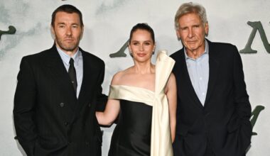 Harrison Ford Supports Fellow Star Wars Actors at Train Dreams Premiere