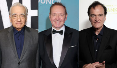 Martin Scorsese, Kevin Spacey and Quentin Tarantino