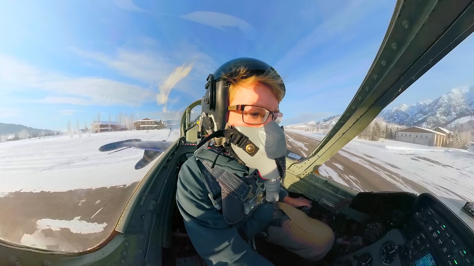 Matt Guthmiller lives at the airfield in Alpine, Wyoming, where he keeps his own military jet trainer, an Eastern Bloc 1976 Aero L-39 Albatros decommissioned from the Estonian Air Force.