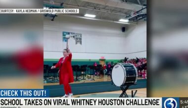 Griswold Middle School’s Whitney Houston challenge video goes viral