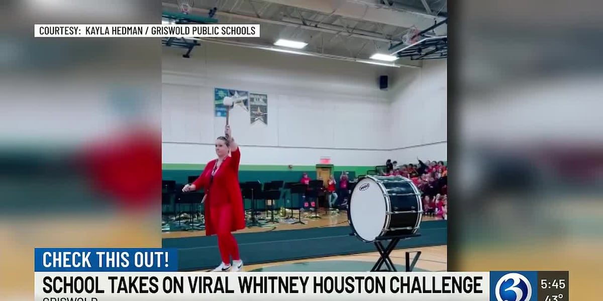Griswold Middle School’s Whitney Houston challenge video goes viral