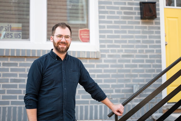 Cameron Lafreniere stands for a portrait outside of his home in Point Breeze on Monday, Nov. 24, 2025.