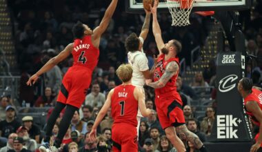 Tired legs doom Cavs against Raptors, 126-113