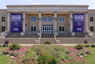 The Mary Couts Burnett Library pictured on the campus of Texas Christian University,...