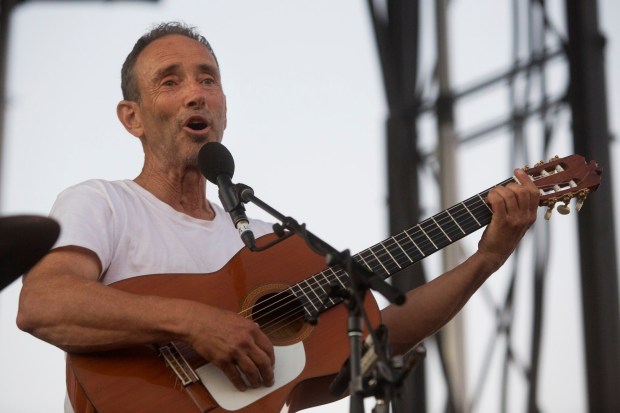 Jonathan Richman performs during the Beach Goth music festival at the Los Angeles State Historic Park on Sunday, August 5, 2018. (Photo by Drew A. Kelley, Contributing Photographer)