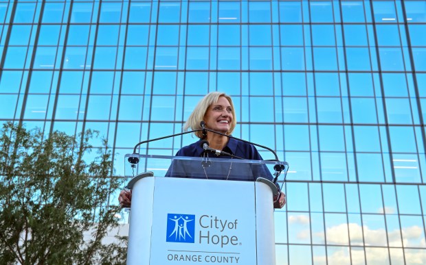 Annette M. Walker, president of City of Hope Orange County,...