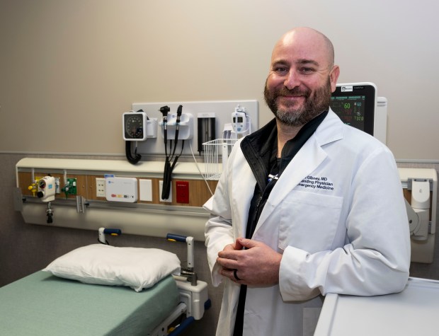Dr. Ryan Gibney is the attending physician in the emergency...