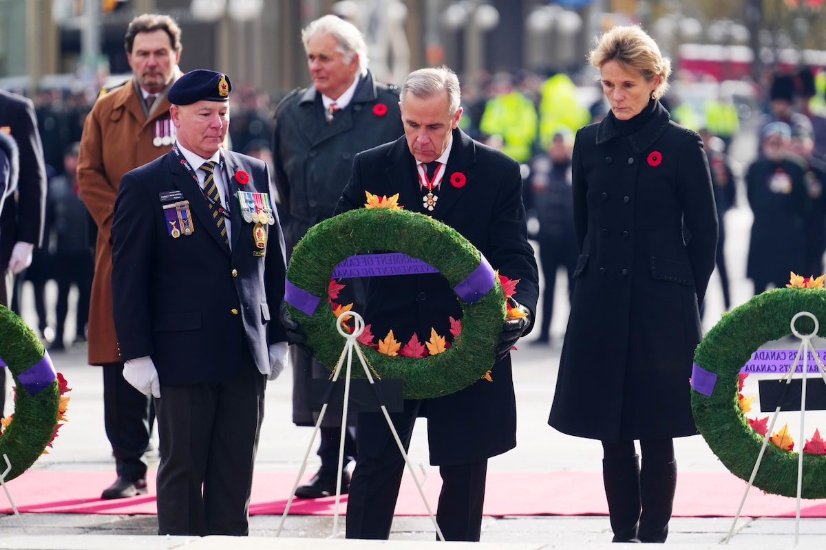 Live updates: Veterans, dignitaries mark Remembrance Day in ceremonies across Canada