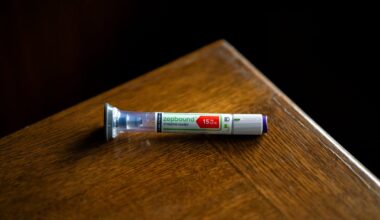 An injection pen for Zepbound in Huntington on May 6.