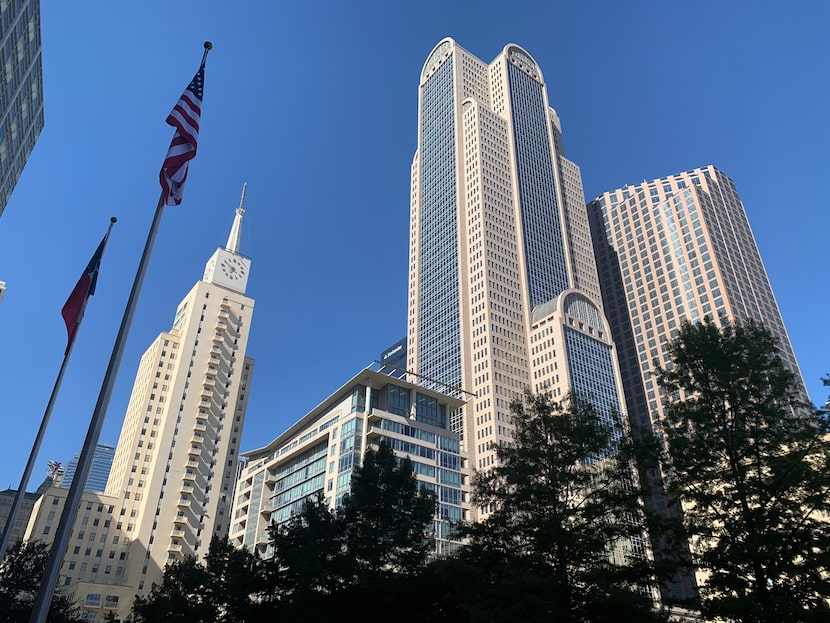From left: the Mercantile Building, which is terminating all of its leases due to a leak and...
