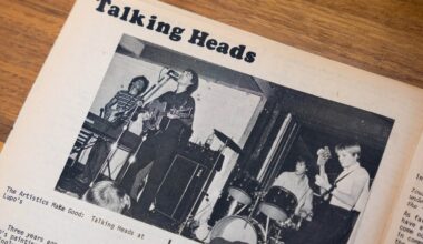 An undated picture of the band Talking Heads. After more than 50 years, a demo tape of The Artistics, the first band of Talking Heads members David Byrne and Chris Frantz, recorded in Providence after they met at the Rhode Island School of Design, resurfaced and will be officially released on Nov. 28.