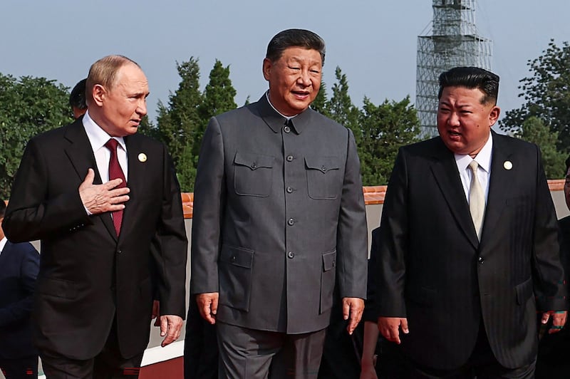 Putin and Xi were overheard discussing immortality at a summit in Beijing in September.