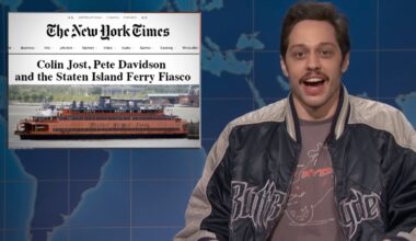 See Pete Davidson Joke About His 'Staten Island Ferry Fiasco' on 'SNL'