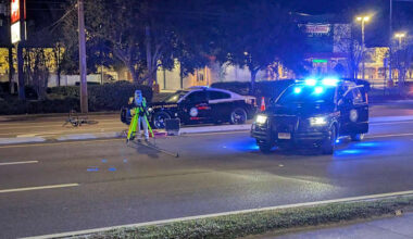 Bicyclist dies after being struck by minivan while trying to cross 103rd Street, FHP says