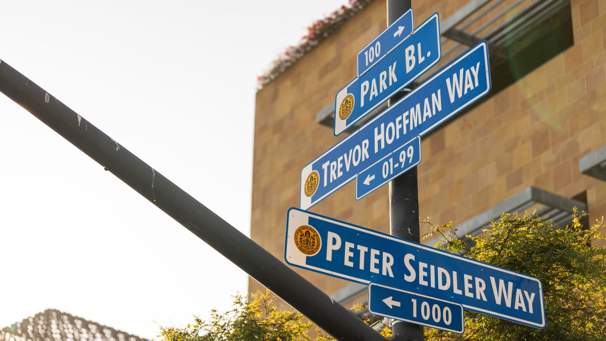 Peter Seidler Way street sign unveiled at Petco Park in honor of former San Diego Padres owner – NBC 7 San Diego