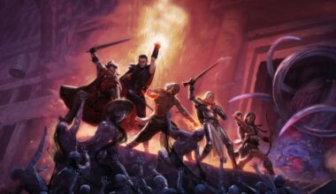 Pillars Of Eternity art shows the characters.