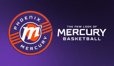 Phoenix Mercury celebrates new logo with drone show