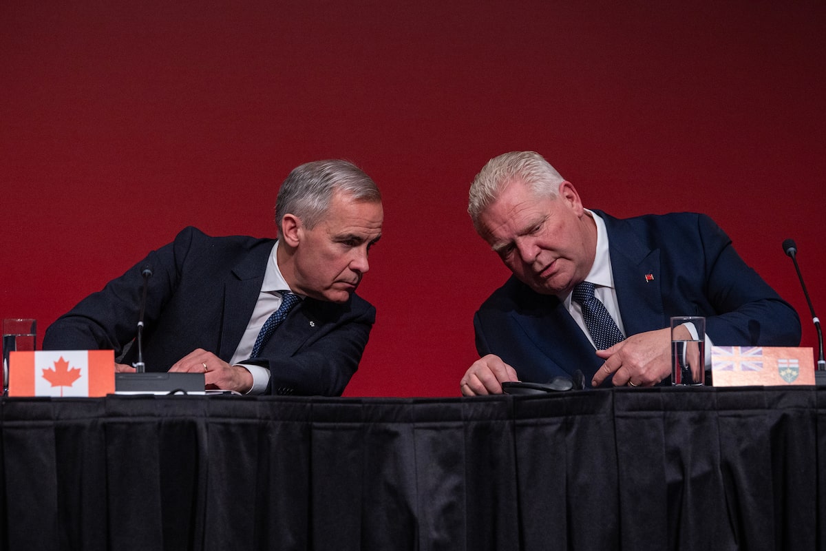 Ford says he has ‘different recollection’ of talk with Carney about anti-tariff ad