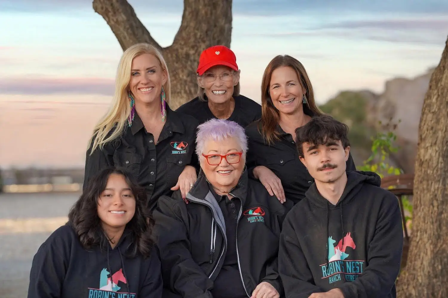 Volunteer staff of San Diego animal nonprofit Robin's Nest Rescue in Ramona