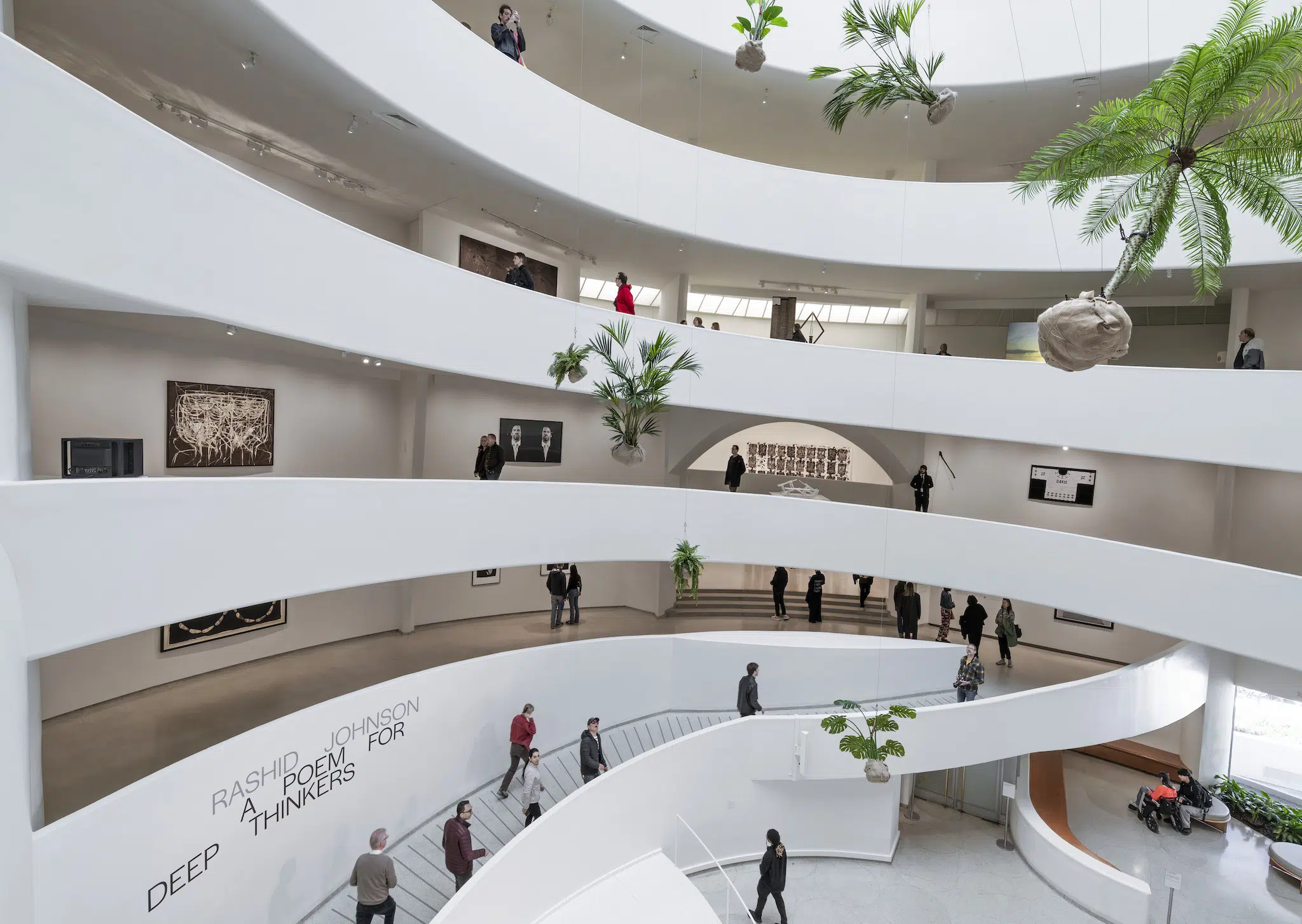 Installation view of 