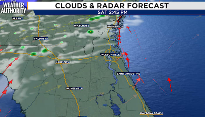 Near record highs continue in Northeast Florida and Southeast Georgia, Thanksgiving Day cool down on the horizon