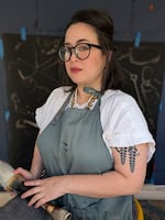 Transforming MRIs into artwork, Lindsey Holcomb is helping people cope with multiple sclerosis.