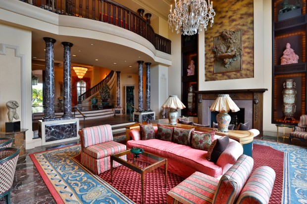 The living room at 5893 Winland Hills Drive in Rancho...