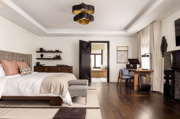 One of the rooms at the Orli La Jolla on Draper Avenue. (Orli La Jolla)