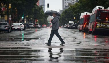 Rain totals Friday morning in 30 San Diego County communities