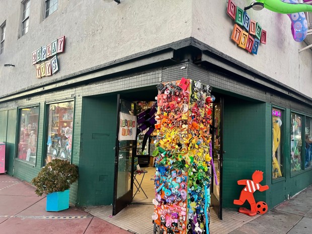 Replays Toys in North Park is a toy show with used, collectable and new toys and stuffed animals. (Carlos Rico /The San Diego Union-Tribune)