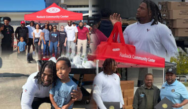 ‘Blessing to help people going through the struggle,’ Texans’ Tim Settle Jr. helps families at Thanksgiving event