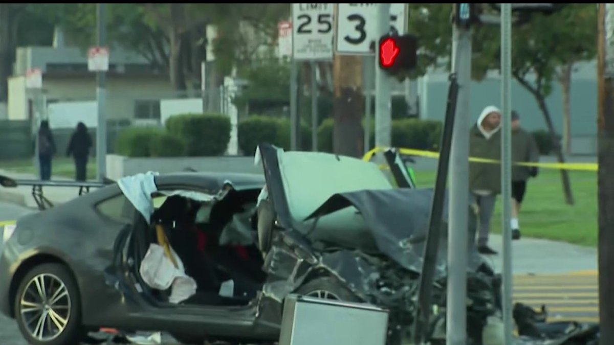 Same driver involved in two crashes, one person dies – NBC Los Angeles