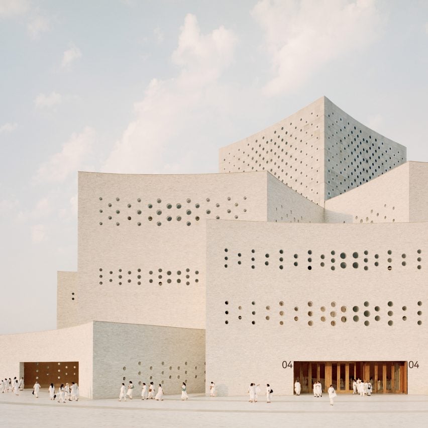 Shrimand Rajchandra Ashram Satsang Hall by Serie Architects