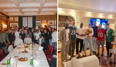 ac milan team dinner