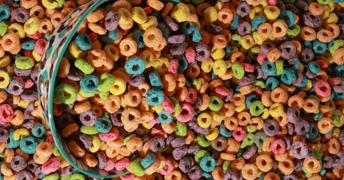 A pile of Froot Loops